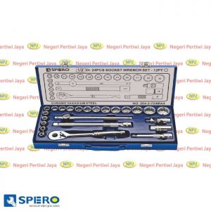Spero Tools Socket Set 1/2 inch 12PT 24pcs